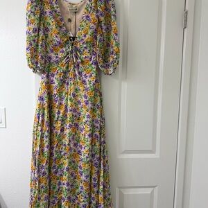 Nicholas Floral Multicolor Maxi Dress